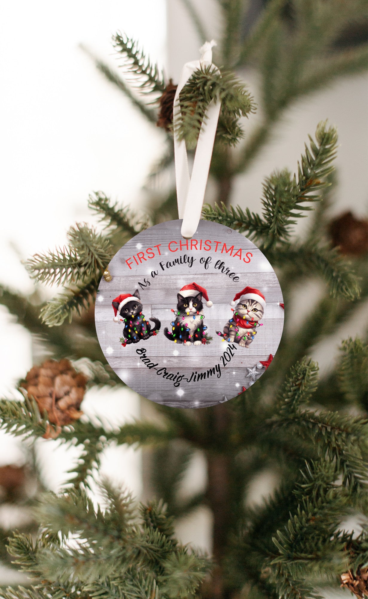 Adorable Cat Christmas Ornaments | Perfect Holiday Decor for Cat Lovers