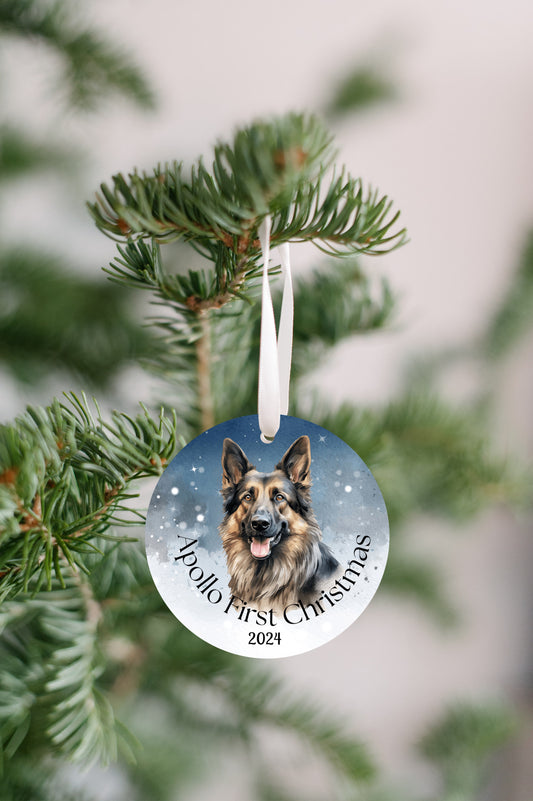 Adorable German Shepard Christmas Ornaments | Perfect Holiday Decor for German Shepard Lovers