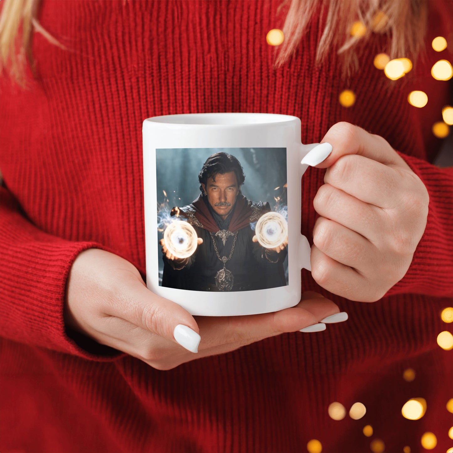 For Him with his Custom Dungeons & Dragons Photo Mug - Capture Your Adventure