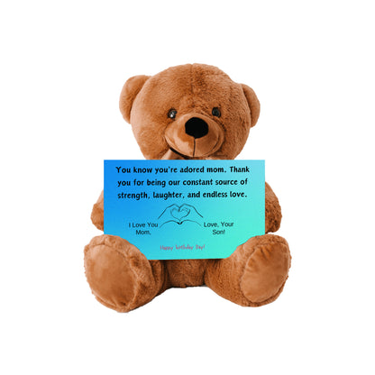 Teddy Bear Gift You know you're an adored mom, the kind who fills hearts with warmth and homes with love.