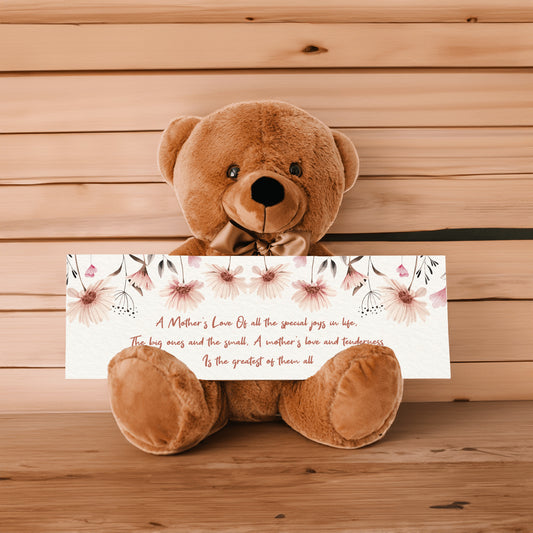 (Almost sold out) A Mother’s Love – Teddy Bear love message Gift Board