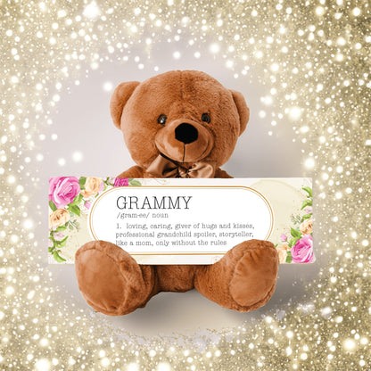 Grammy's Love Note with Kisses – A Gift of Heartfelt Sayings