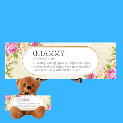 Grammy's Love Note with Kisses – A Gift of Heartfelt Sayings