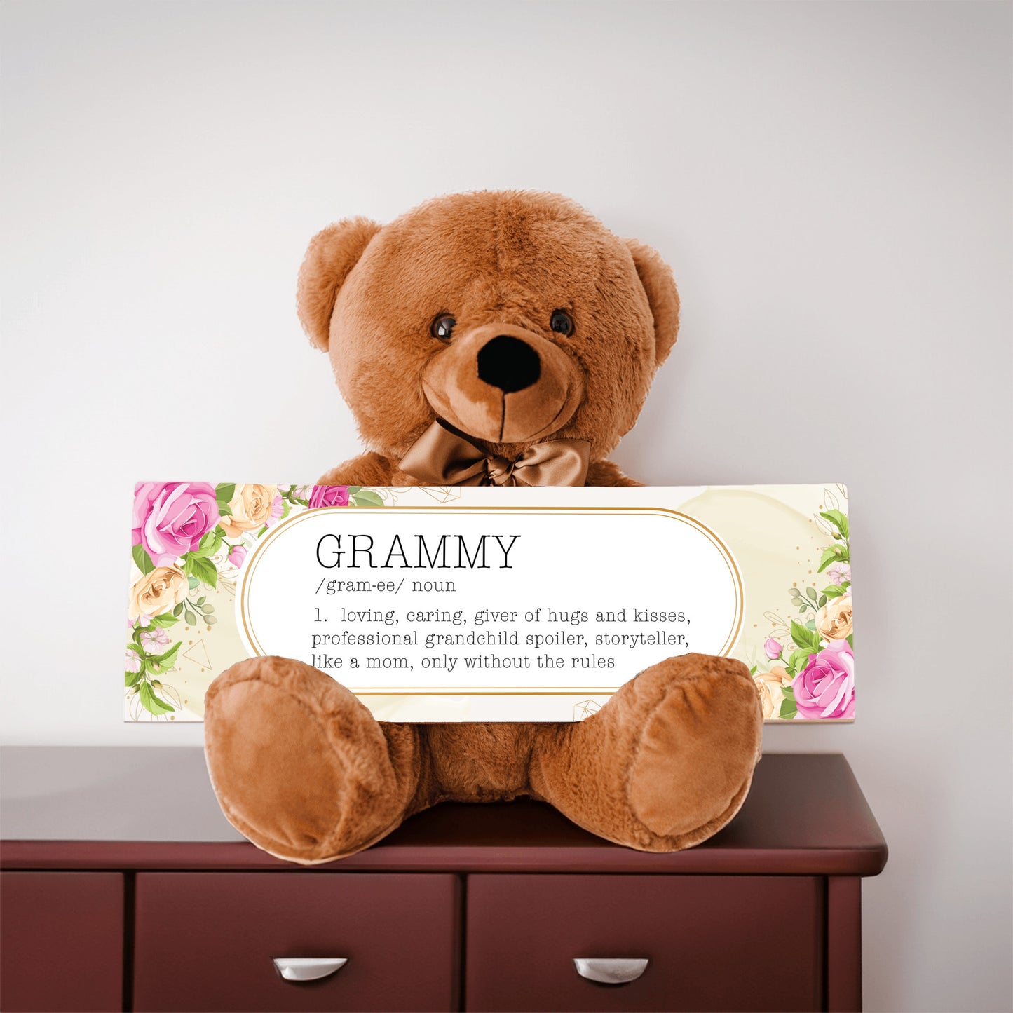 Grammy's Love Note with Kisses – A Gift of Heartfelt Sayings