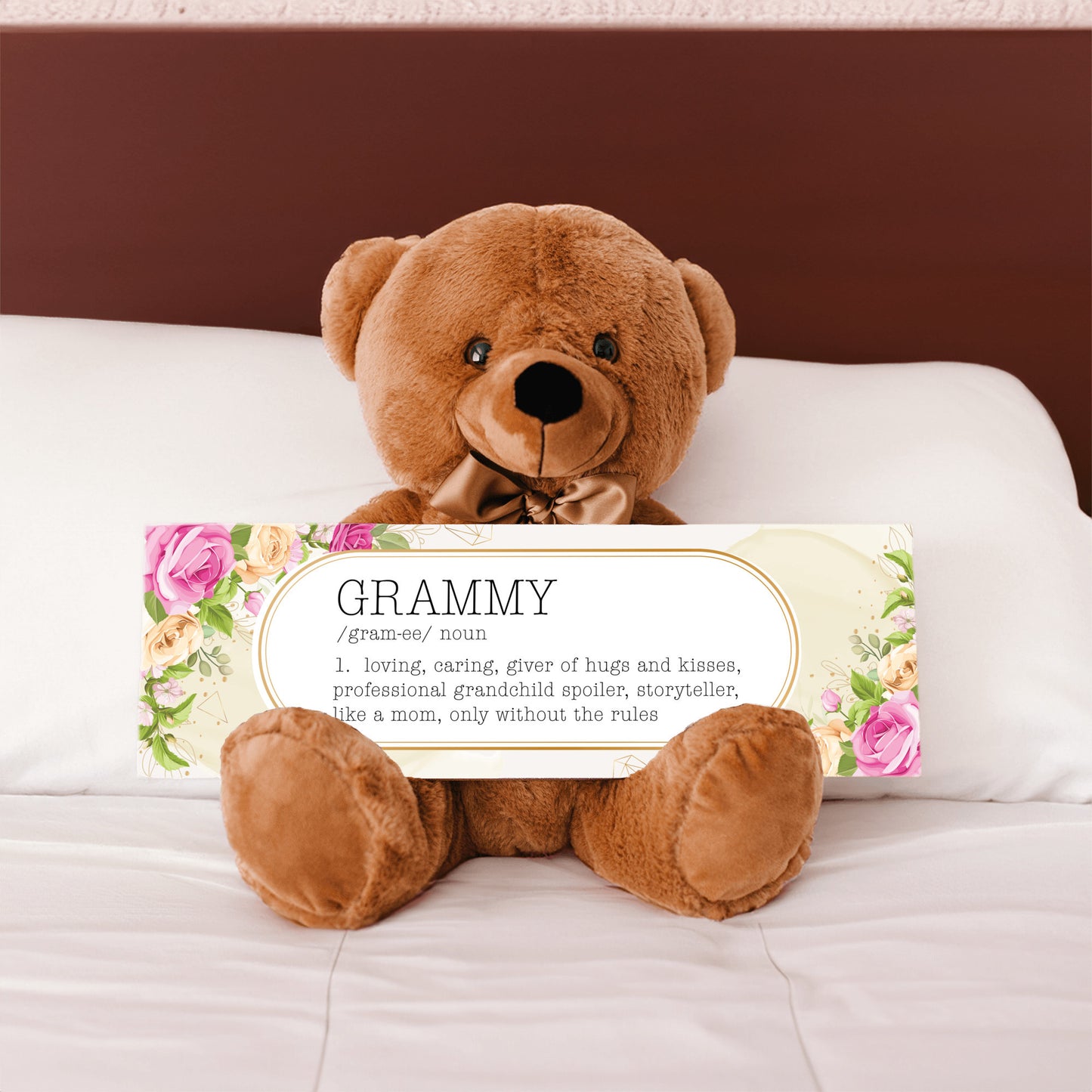 Grammy's Love Note with Kisses – A Gift of Heartfelt Sayings