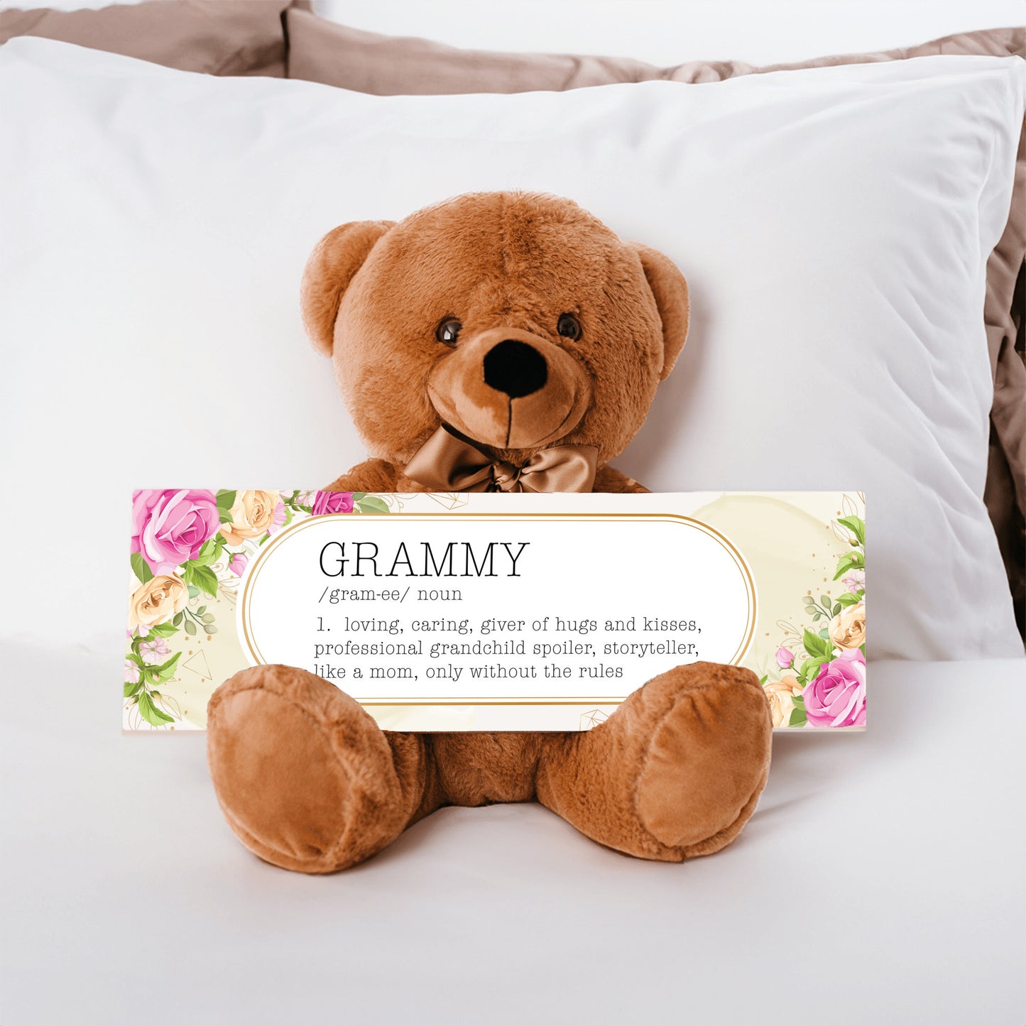 Grammy's Love Note with Kisses – A Gift of Heartfelt Sayings