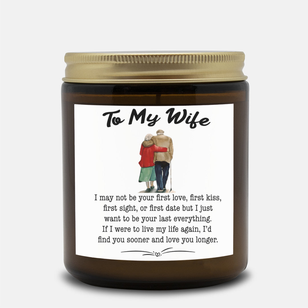 To My Wife – Blackberry & Vanilla Scented Candle with Love