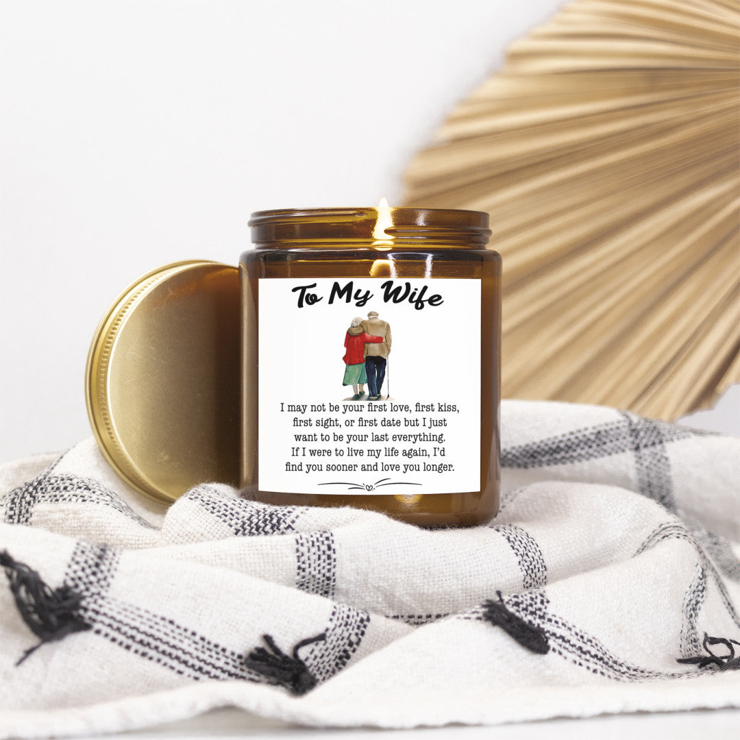 To My Wife – Blackberry & Vanilla Scented Candle with Love