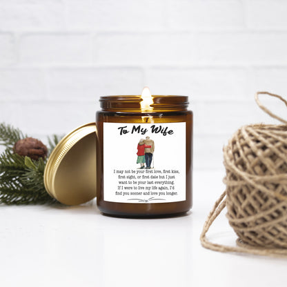 To My Wife – Blackberry & Vanilla Scented Candle with Love