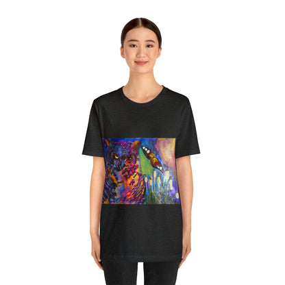 Wink Owl T-Shirt - Symbol of Wisdom and Intuition artwork by Lisa Marie