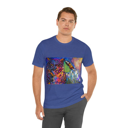 Wink Owl T-Shirt - Symbol of Wisdom and Intuition artwork by Lisa Marie