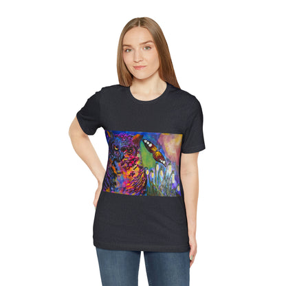 Wink Owl T-Shirt - Symbol of Wisdom and Intuition artwork by Lisa Marie